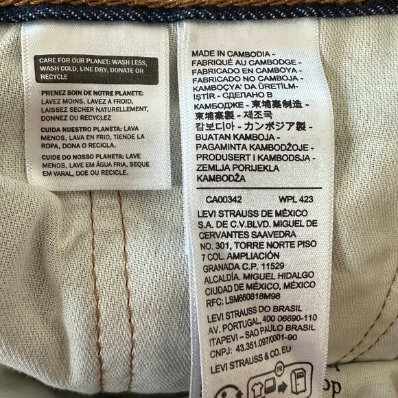 Levi's Men's 514 Straight Fit 32x30 Denim Jeans - Picture 10 of 14